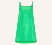 Kleid im Materialmix