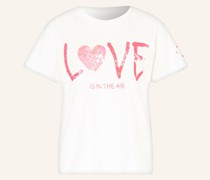T-Shirt mit Pailletten