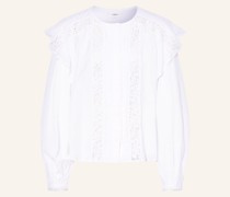 Bluse GEORGINA mit Spitze und Volants
