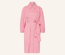 Hemdblusenkleid mit 3/4-Arm
