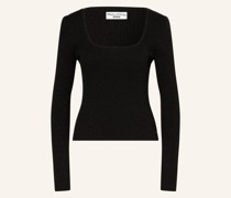 Pullover mit Glitzergarn
