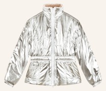 Steppjacke mit Teddyfell