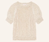 Strickshirt mit Glitzergarn