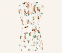 Seidenkleid ZINA mit Volants
