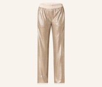 Marlenehose CISLEEPY mit Pailletten