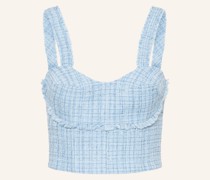 Tweed-Top EMILY mit Glitzergarn