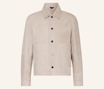 Leder-Overjacket