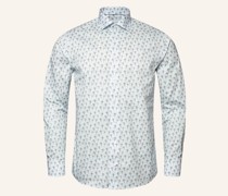 Signature-Twill-Hemd mit floralem Print Super Slim