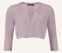 Jersey-Bolero mit Glitzergarn