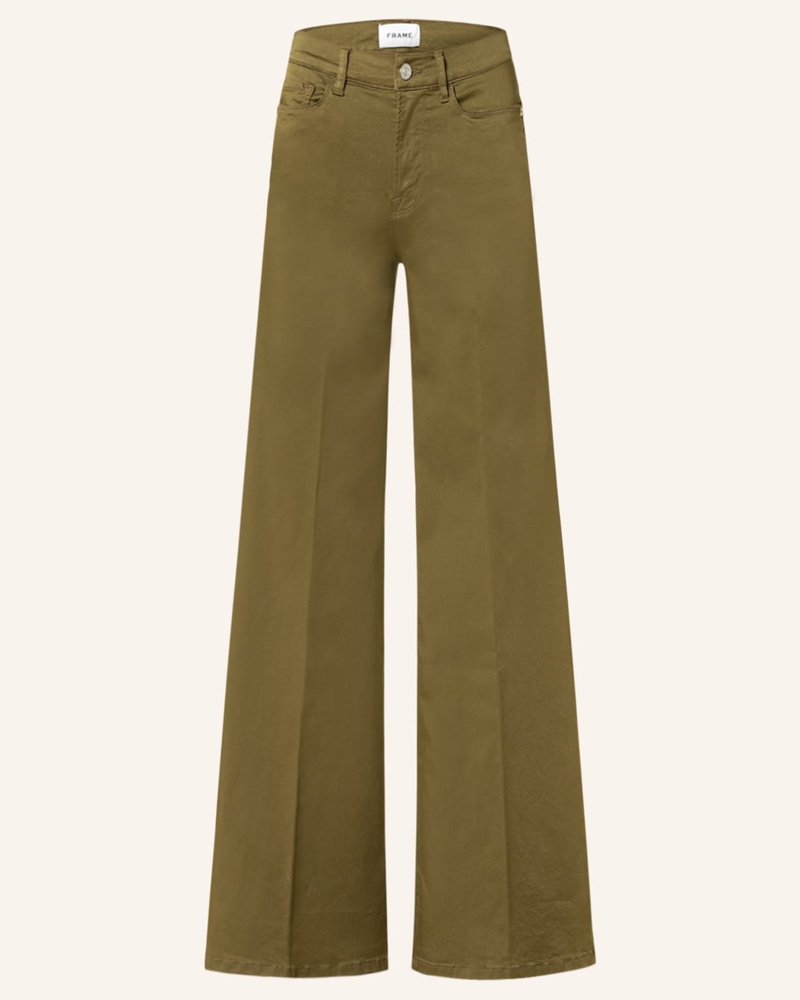 Frame Denim Damen Marlenehose LE PALAZZO SATEEN