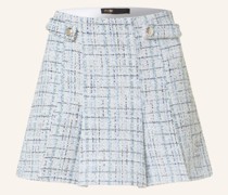 Bouclé-Skort mit Glitzergarn