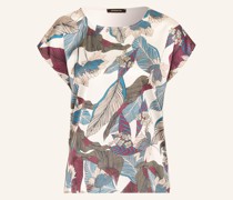 Blusenshirt im Materialmix