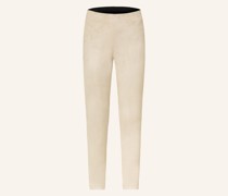 Leggings in Lederoptik