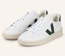 Sneaker V-12 - WEISS/ GRÜN