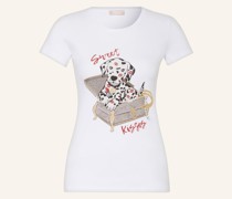 T-Shirt mit Schmucksteinen
