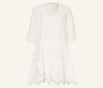 Kleid CARGESE BIS mit 3/4-Arm und Lochspitze