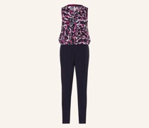 Jumpsuit im Materialmix