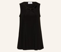 Top mit Cut-outs und Nieten