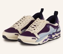 Sneaker - WEISS/ DUNKELLILA/ HELLBLAU