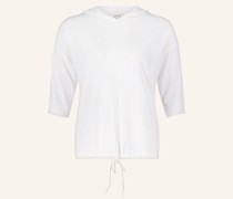 Strick-Hoodie mit 3/4-Arm