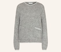Pullover mit Glitzergarn