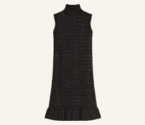 Strickkleid mit Glitzergarn
