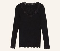 Longsleeve RICHESSE LACE mit Seide