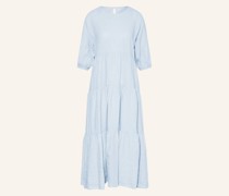 Leinenkleid mit 3/4-Arm