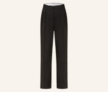 Marlenehose mit Leinen