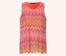 Stricktop mit Glanzgarn