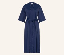 Hemdblusenkleid mit 3/4-Arm