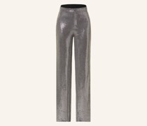 Marlenehose ENPLUTO mit Pailletten und Glitzergarn