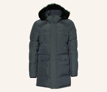 Daunenparka ONYX mit Kunstpelz und abnehmbarer