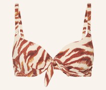 Bügel-Bikini-Top TRUE ZEBRA