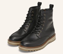 Schnürstiefel - SCHWARZ