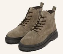 Schnürstiefel - BRAUN