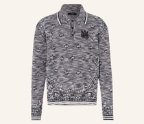 Strick-Poloshirt