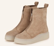 Plateau-Boots - TAUPE