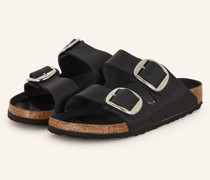 Pantoletten ARIZONA BIG BUCKLE - SCHWARZ