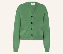 Cropped-Strickjacke aus Cashmere