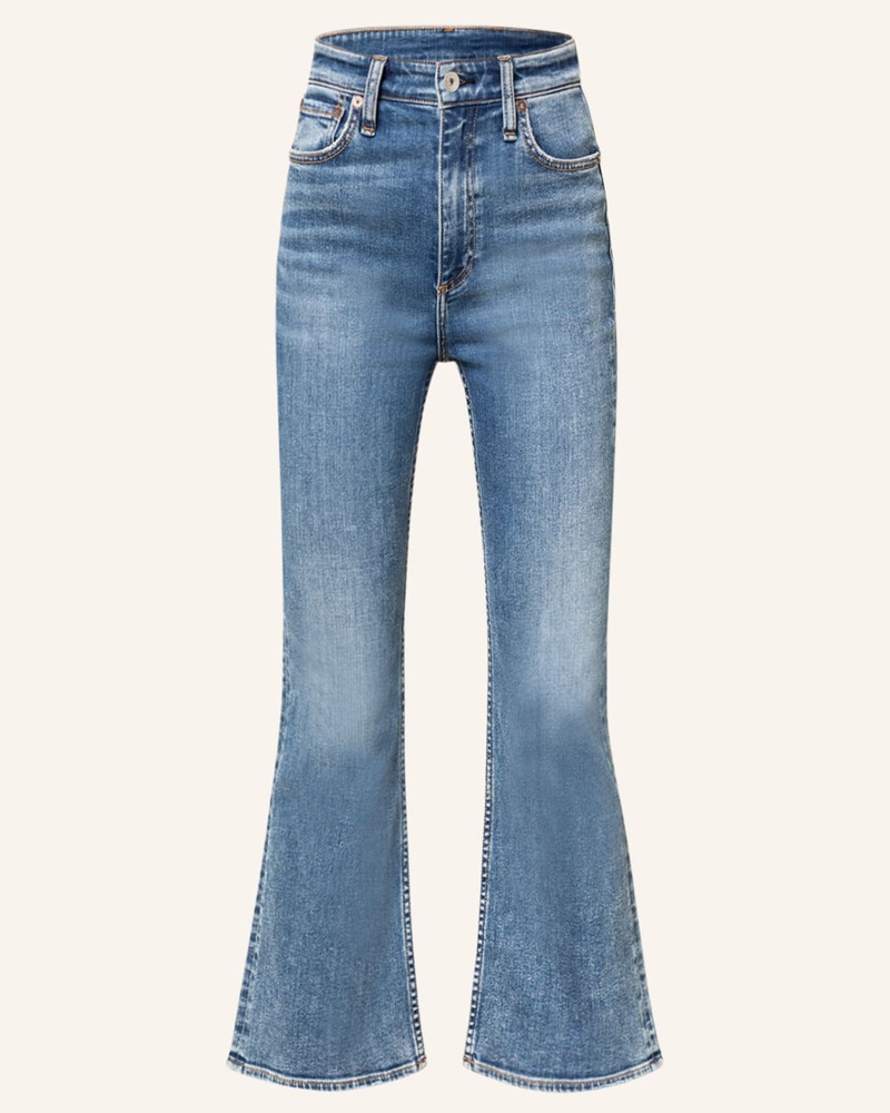 Rag & Bone Denim Klassische Cropped-Jeans in Blau Damen Bekleidung Jeans Jeans mit gerader Passform 