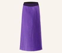 Plisseerock aus Satin