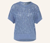 Strickshirt mit Pailletten