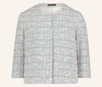Tweed-Jacke mit 3/4-Arm