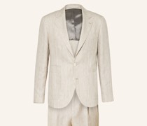 Anzug Slim Fit mit Leinen