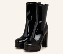 Plateau-Stiefeletten - SCHWARZ