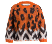 pullover orange schwarz