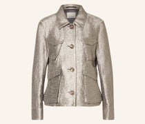 Jacke mit Glitzergarn