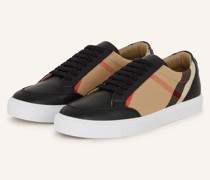 Sneaker NEW SALMOND - SCHWARZ/ CAMEL/ ROT