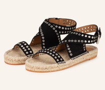 Sandalen ILLYA mit Nieten - SCHWARZ